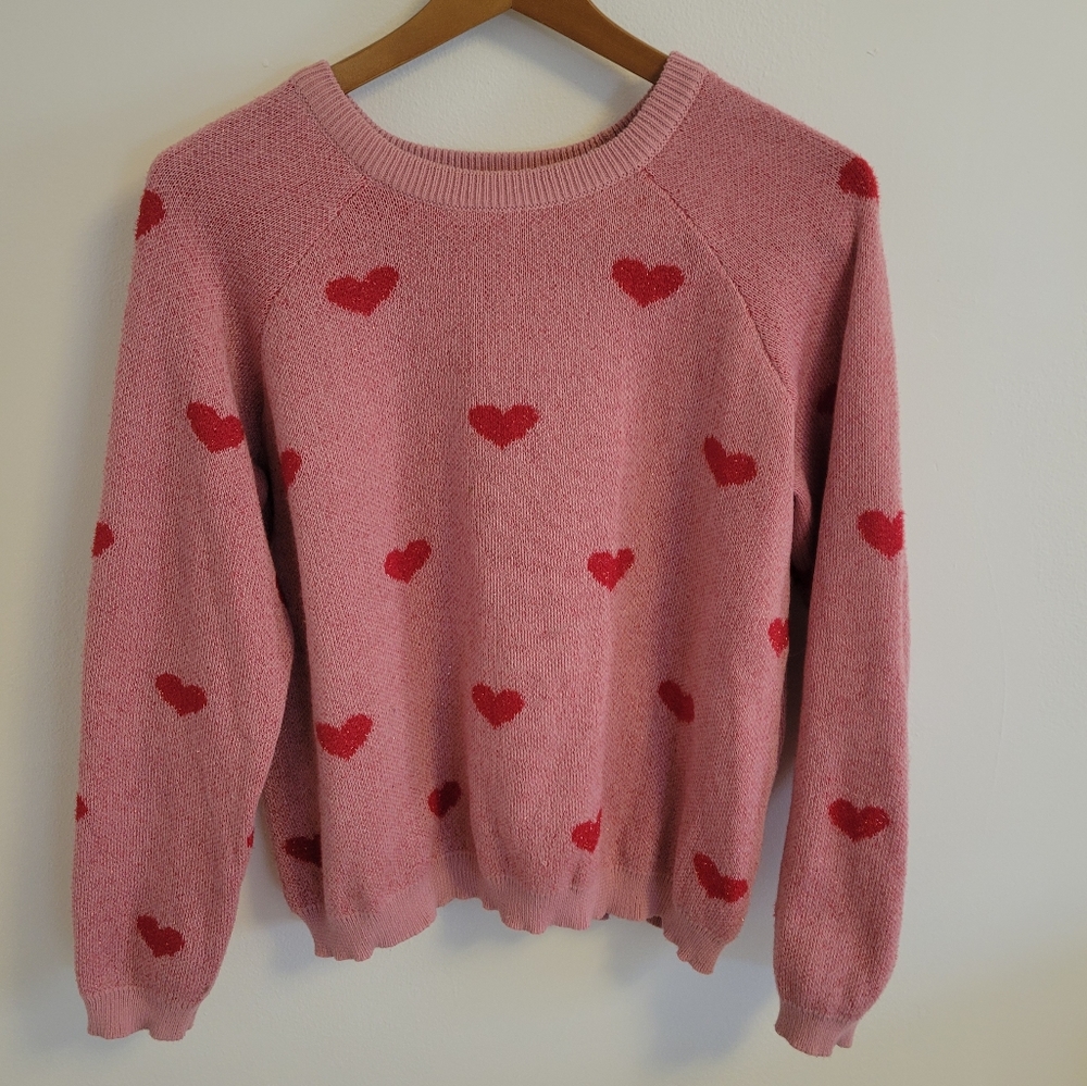 Unique vintage pink heart